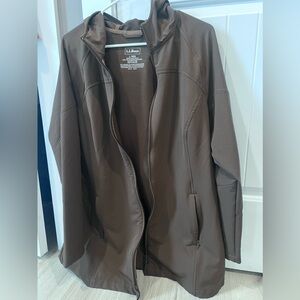 L.L. Bean long shell coat